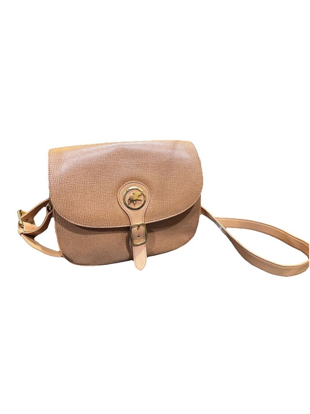 Hunting World Leather Crossbody Bag-Tan